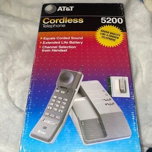 AT&T VINTAGE 60z/70z cordless telephone💕❤️RARE